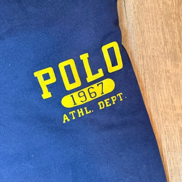 POLO Ralph Lauren Men's Polo Double Knit Sweatpants Navy Athletic Active Sz XLT